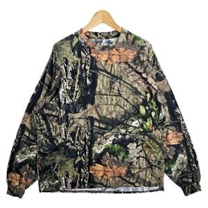 Lodge Outfitters Mossy Oak Camo Long Sleeve T-Shirt Hunting Outdoor Men's XXL